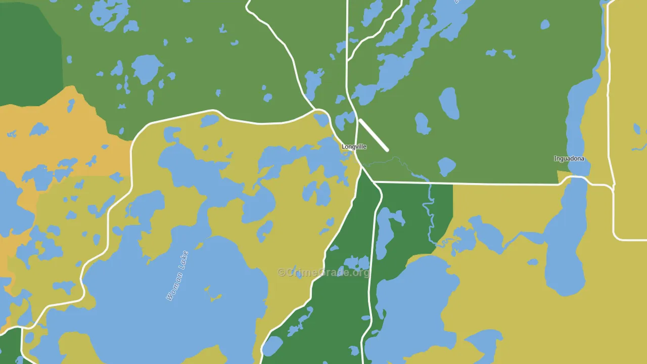 56655, MN Map of Drug-Related Crime Rates