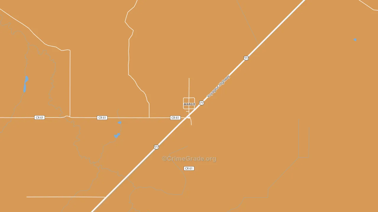 56658, MN Map of Drug-Related Crime Rates