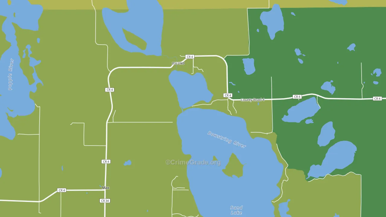 56659, MN Map of Drug-Related Crime Rates