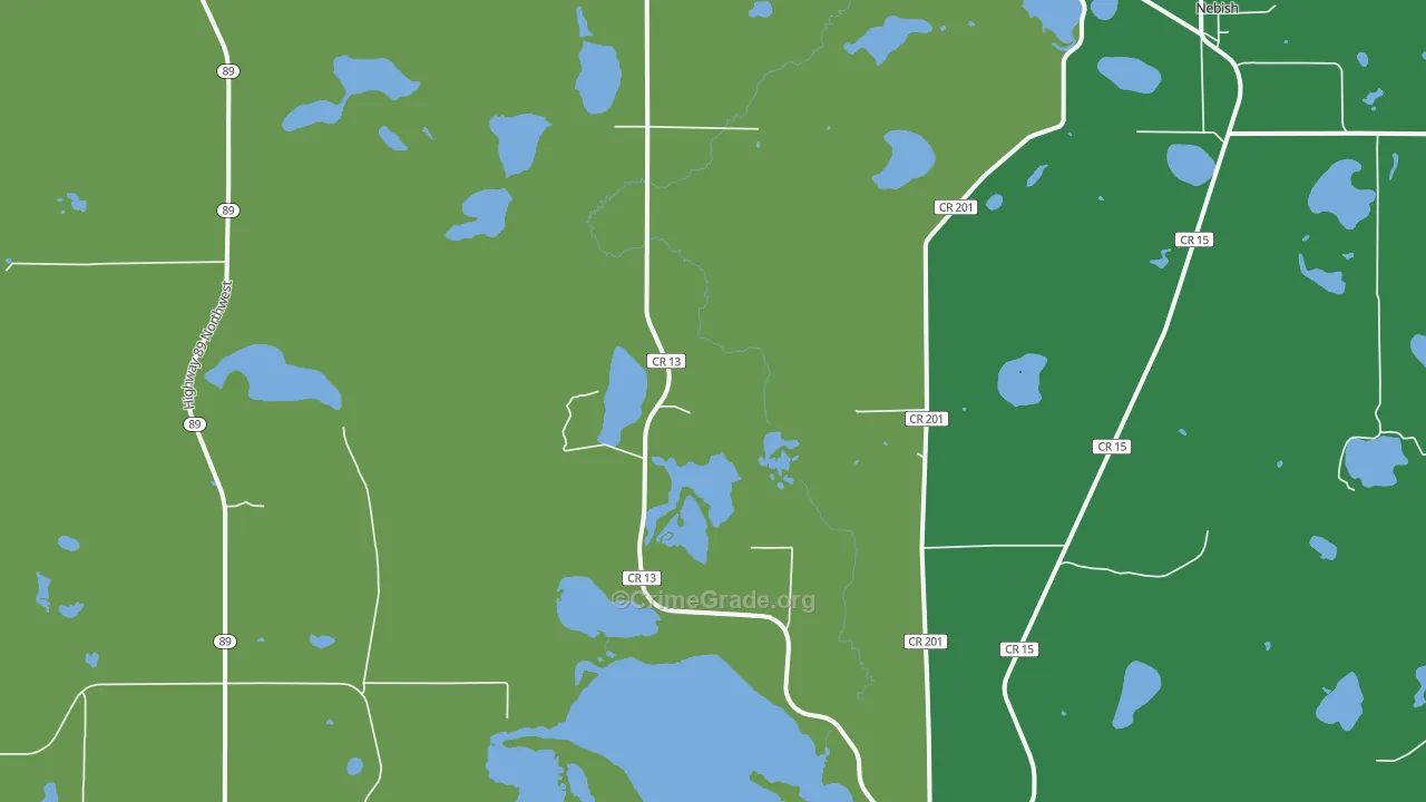56667, MN Map of Drug-Related Crime Rates
