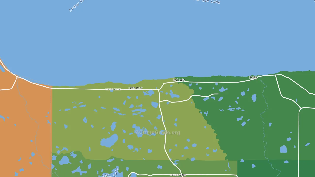 56671, MN Map of Drug-Related Crime Rates