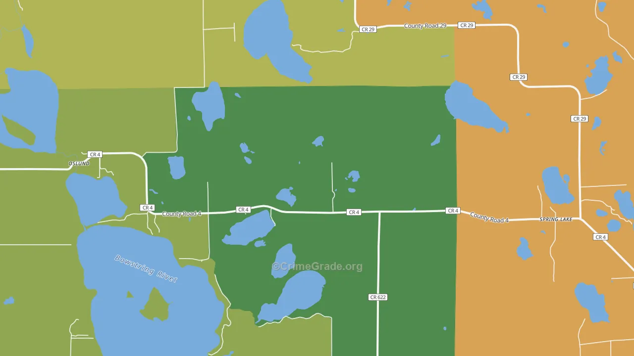 56680, MN Map of Drug-Related Crime Rates