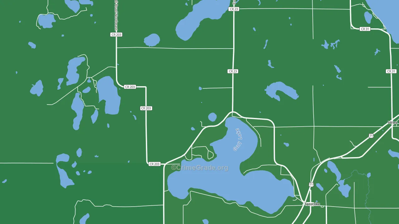 56683, MN Map of Drug-Related Crime Rates