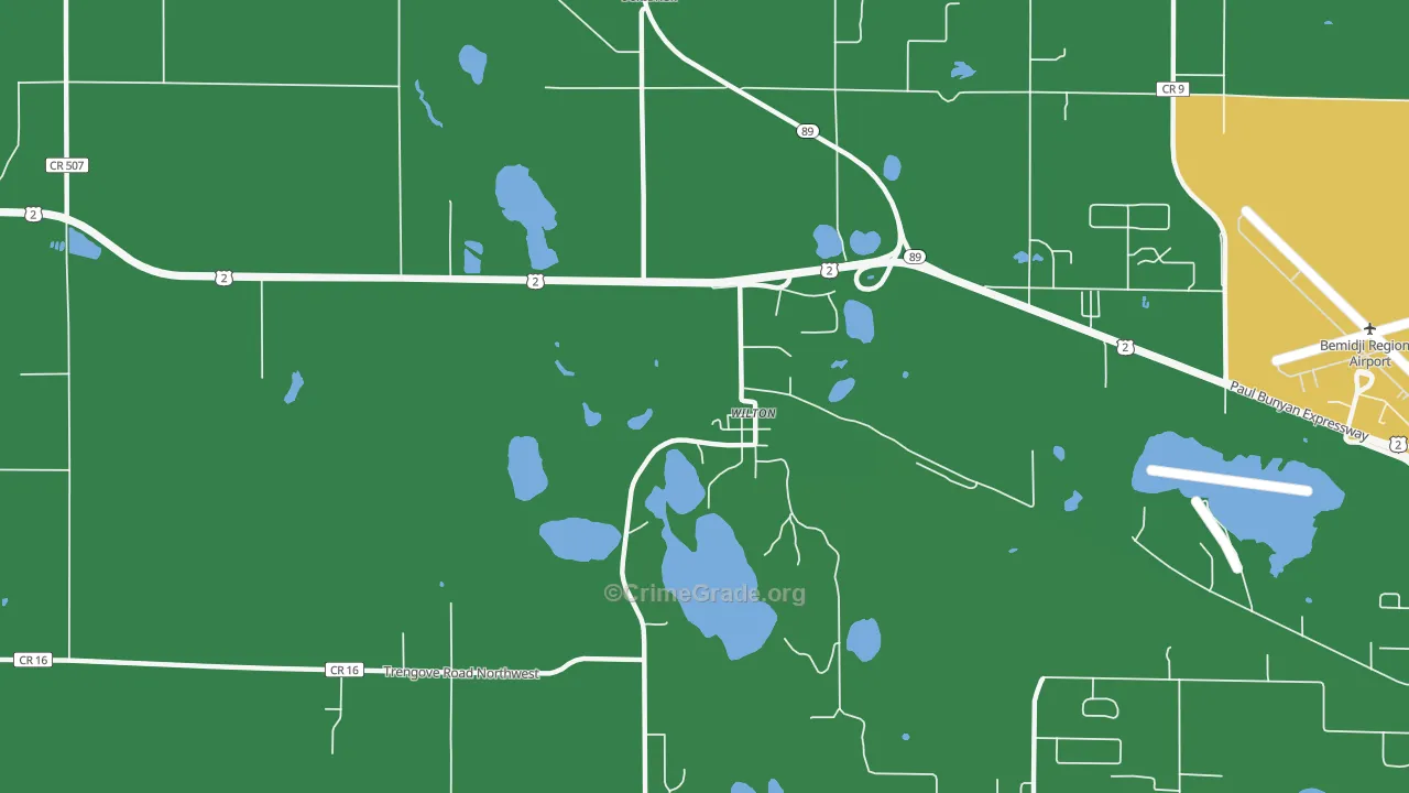 56687, MN Map of Drug-Related Crime Rates