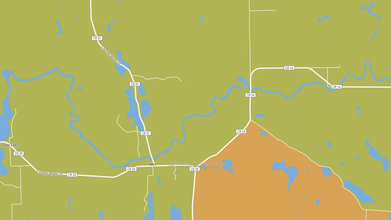 56688, MN Map of Drug-Related Crime Rates