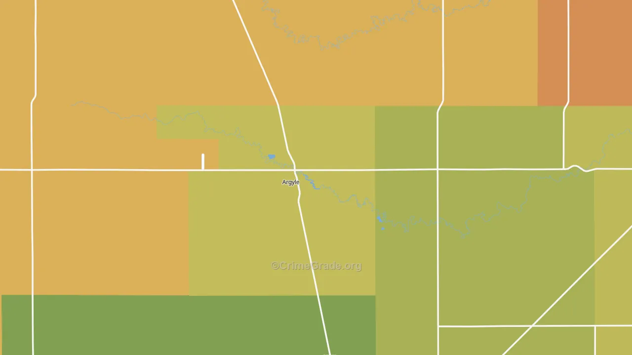 56713, MN Map of Drug-Related Crime Rates