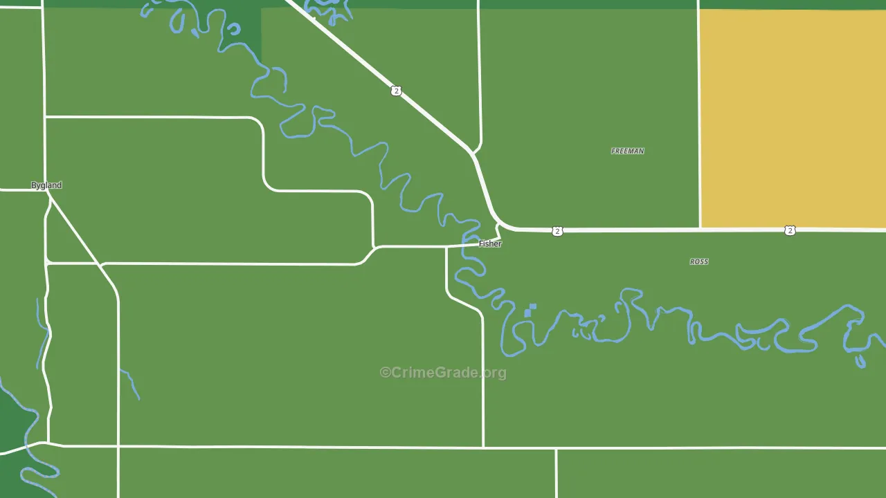 56723, MN Map of Drug-Related Crime Rates
