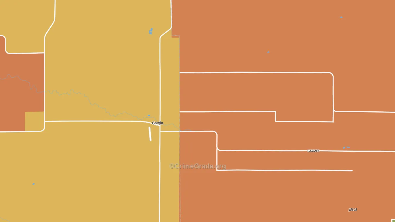 56727, MN Map of Drug-Related Crime Rates