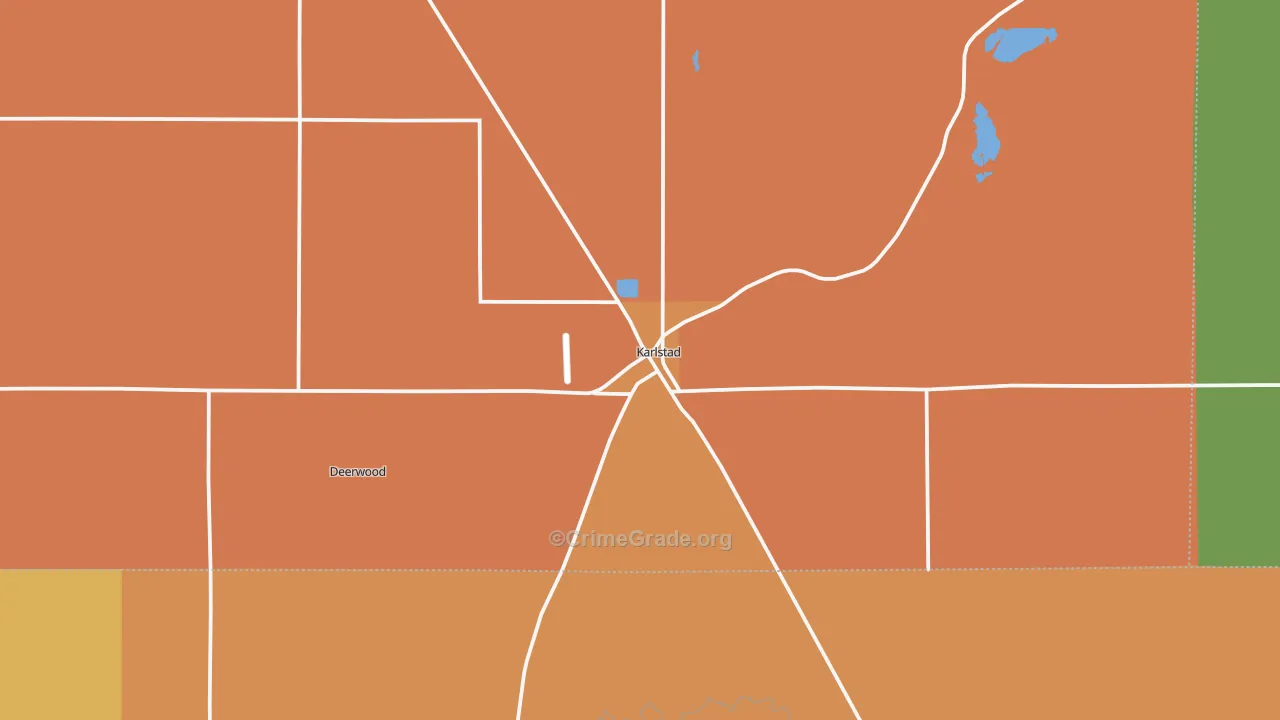 56732, MN Map of Drug-Related Crime Rates