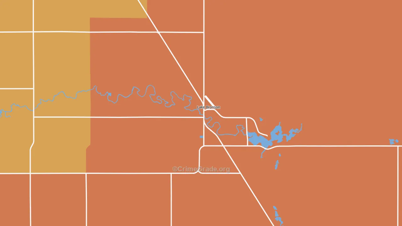 56734, MN Map of Drug-Related Crime Rates