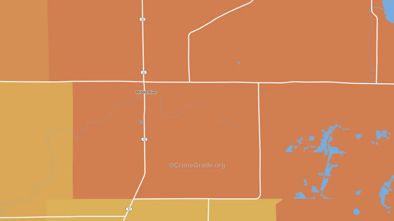 56737, MN Map of Drug-Related Crime Rates