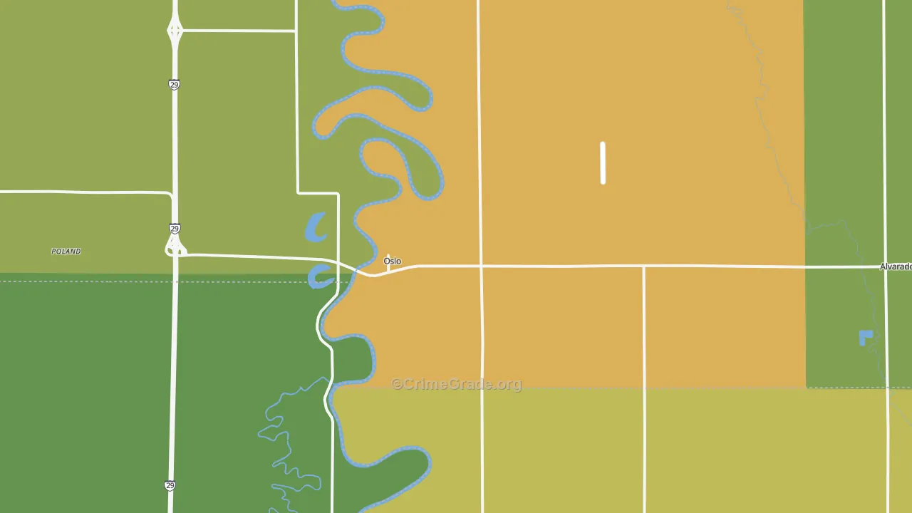56744, MN Map of Drug-Related Crime Rates