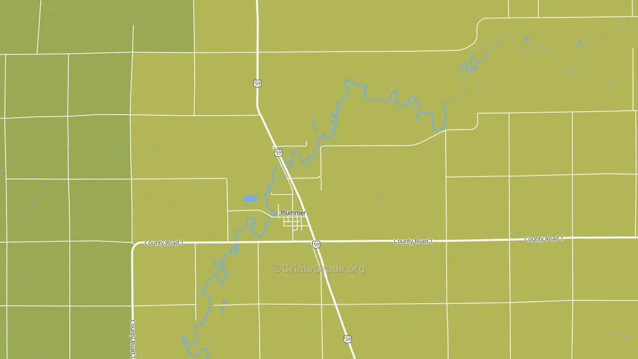 56748, MN Map of Drug-Related Crime Rates