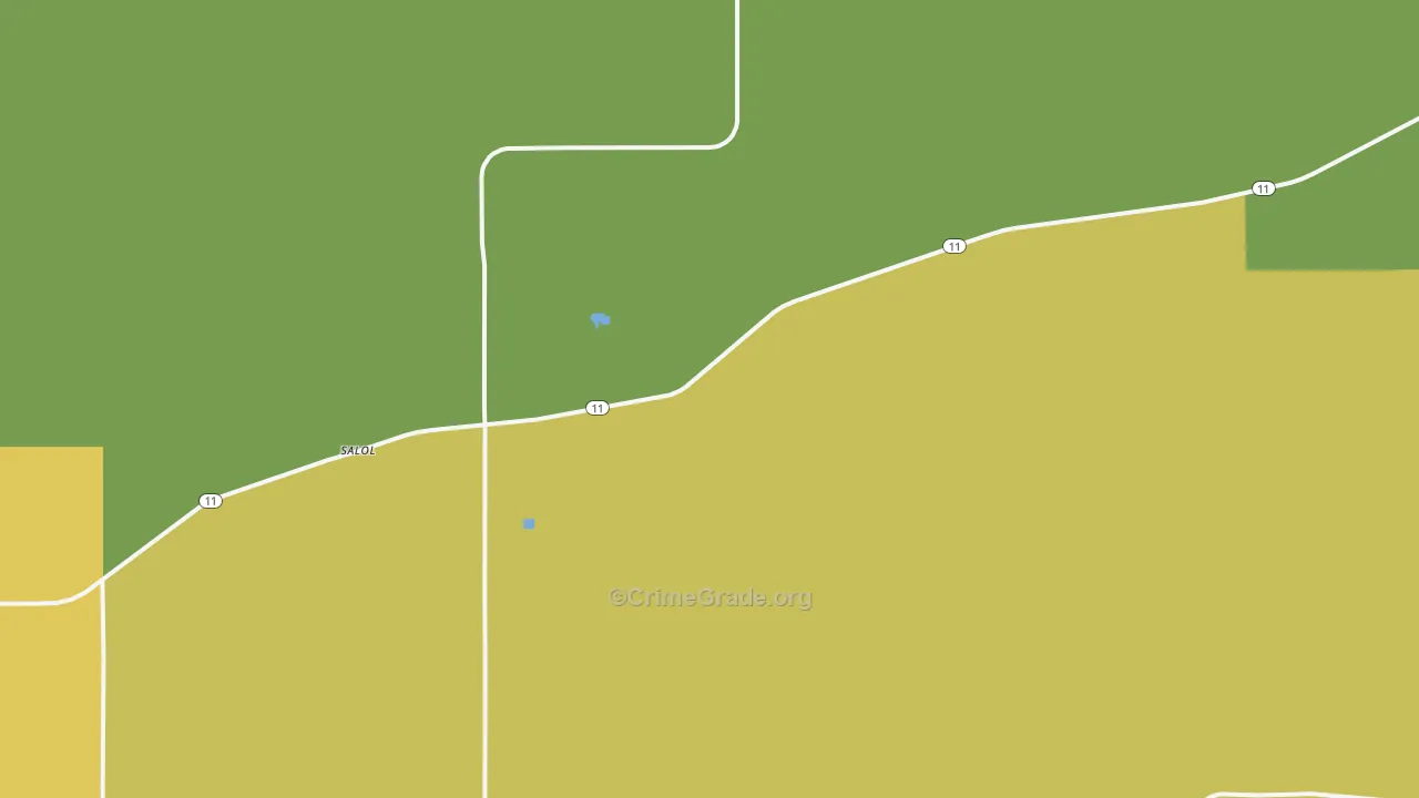 56756, MN Map of Drug-Related Crime Rates