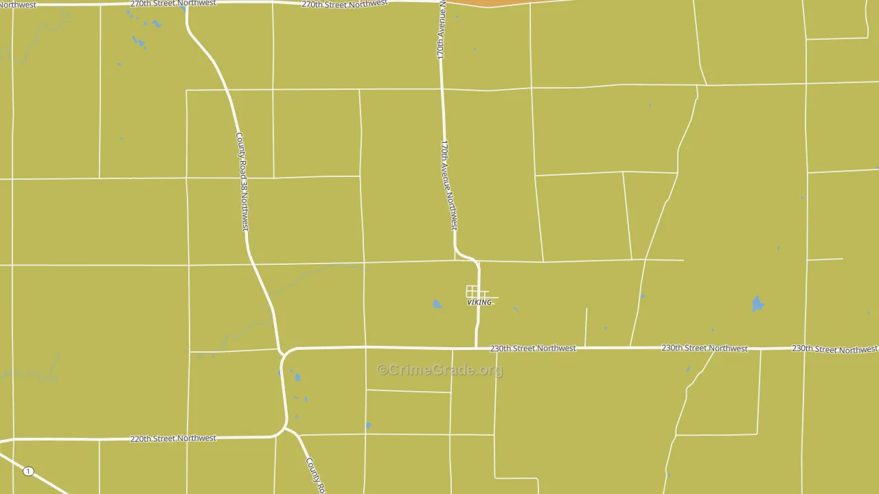 56760, MN Map of Drug-Related Crime Rates