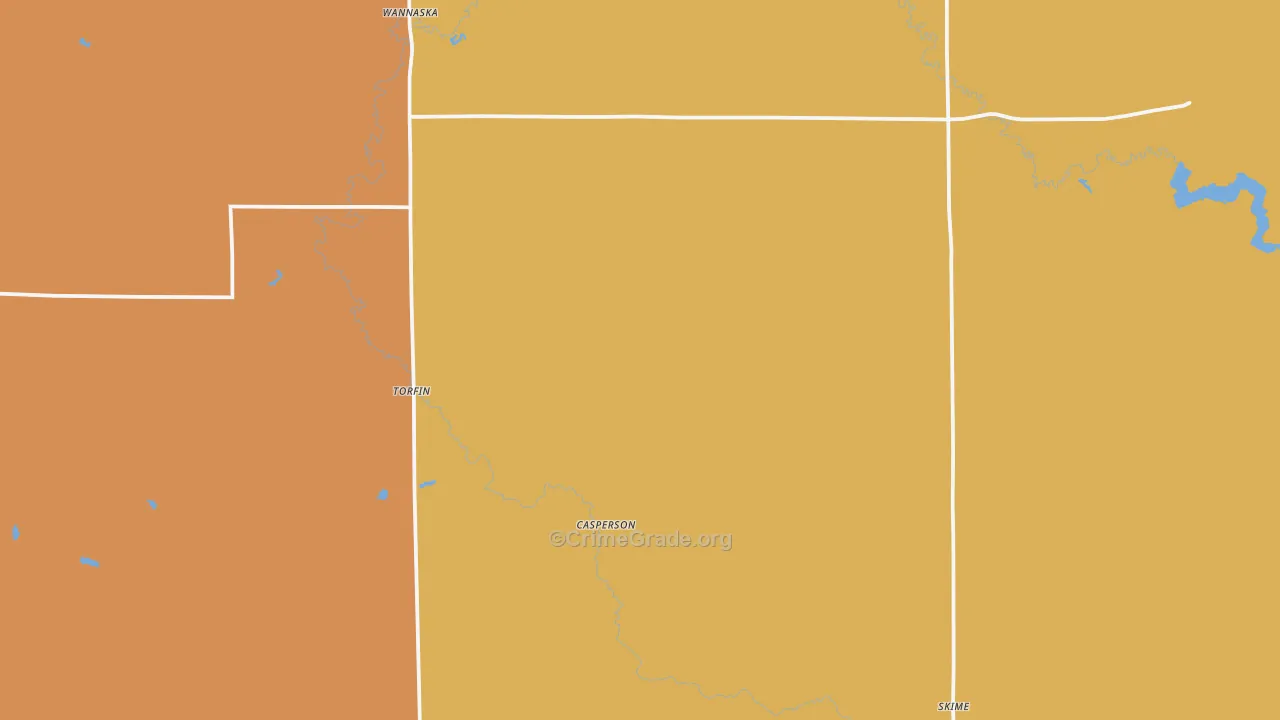 56761, MN Map of Drug-Related Crime Rates