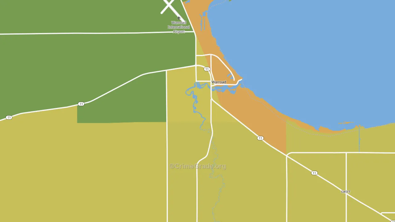 56763, MN Map of Drug-Related Crime Rates
