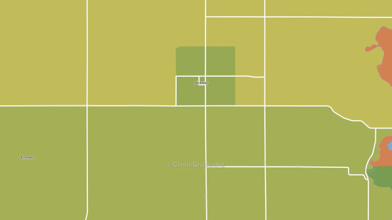 57001, SD Map of Drug-Related Crime Rates