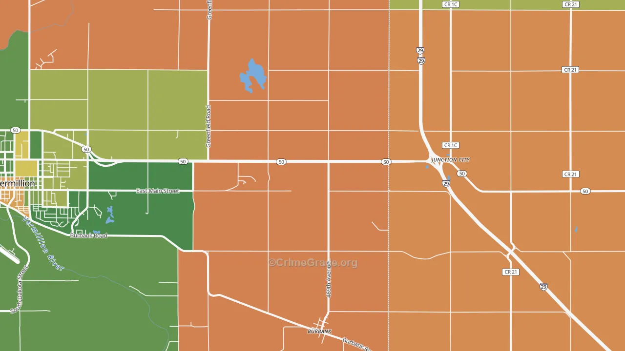 57010, SD Map of Drug-Related Crime Rates