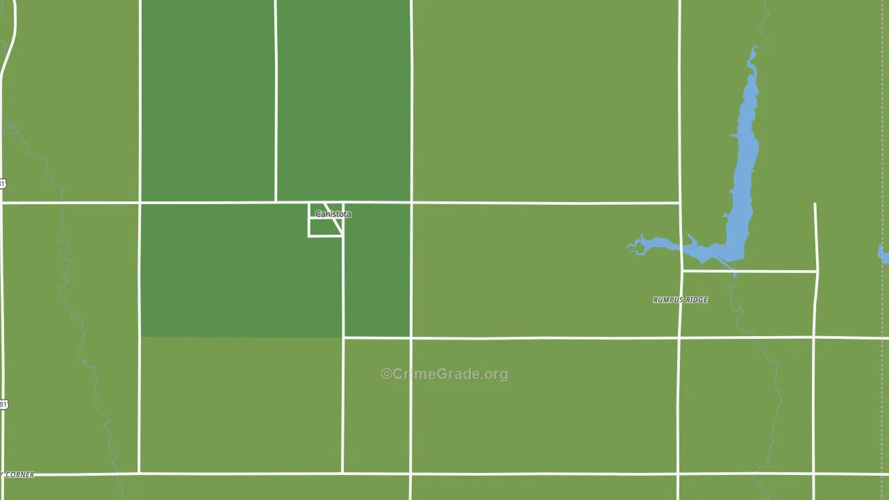 57012, SD Map of Drug-Related Crime Rates