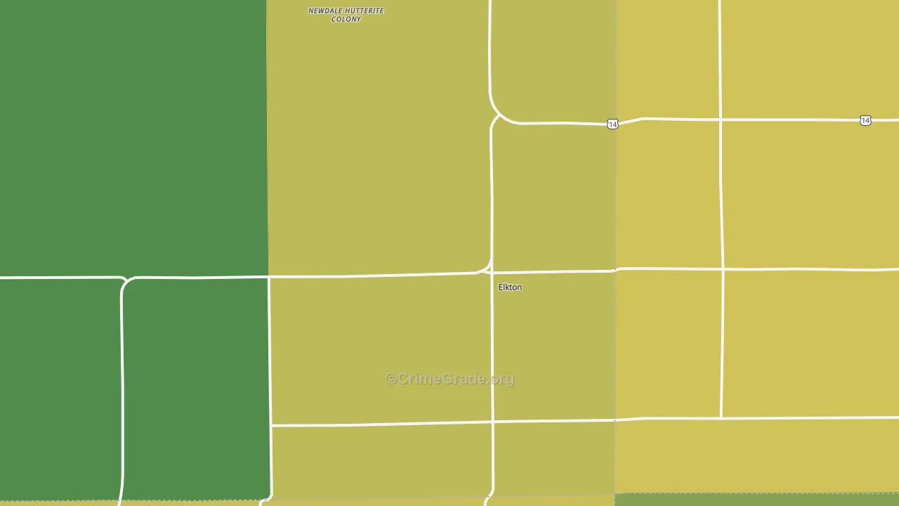 57026, SD Map of Drug-Related Crime Rates