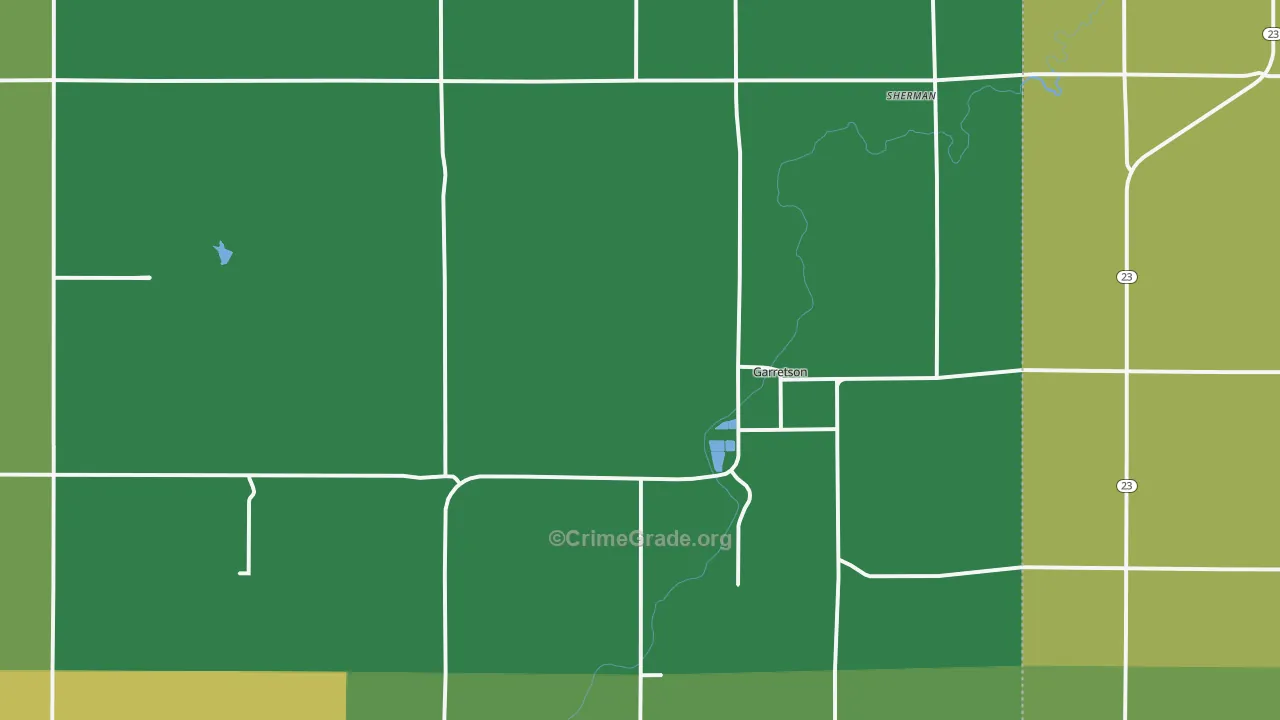 57030, SD Map of Drug-Related Crime Rates