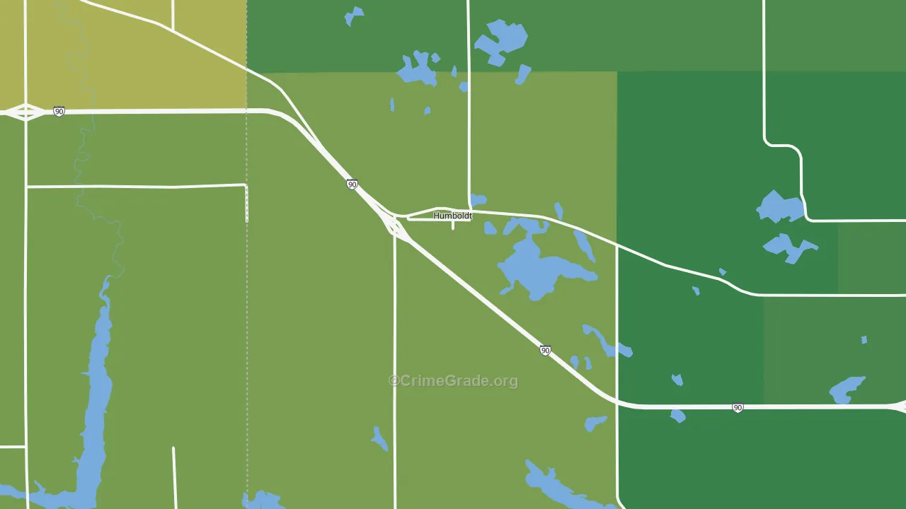 57035, SD Map of Drug-Related Crime Rates