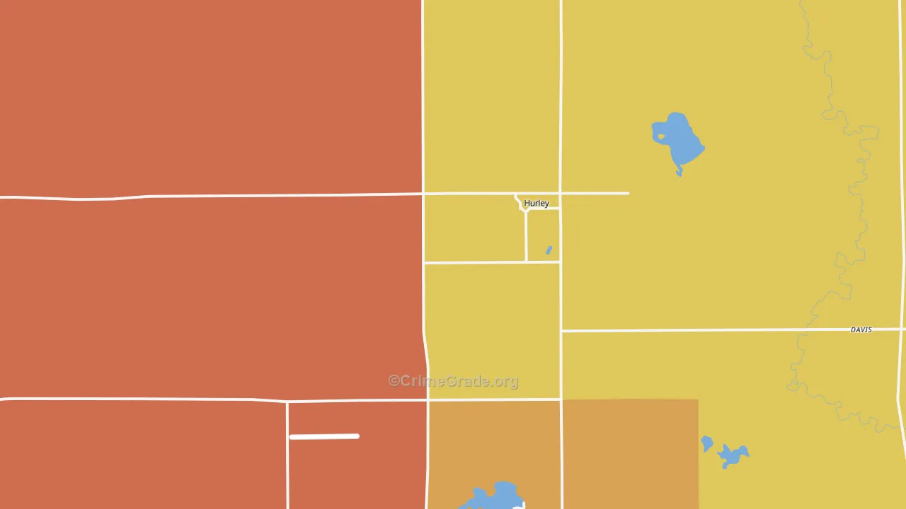 57036, SD Map of Drug-Related Crime Rates