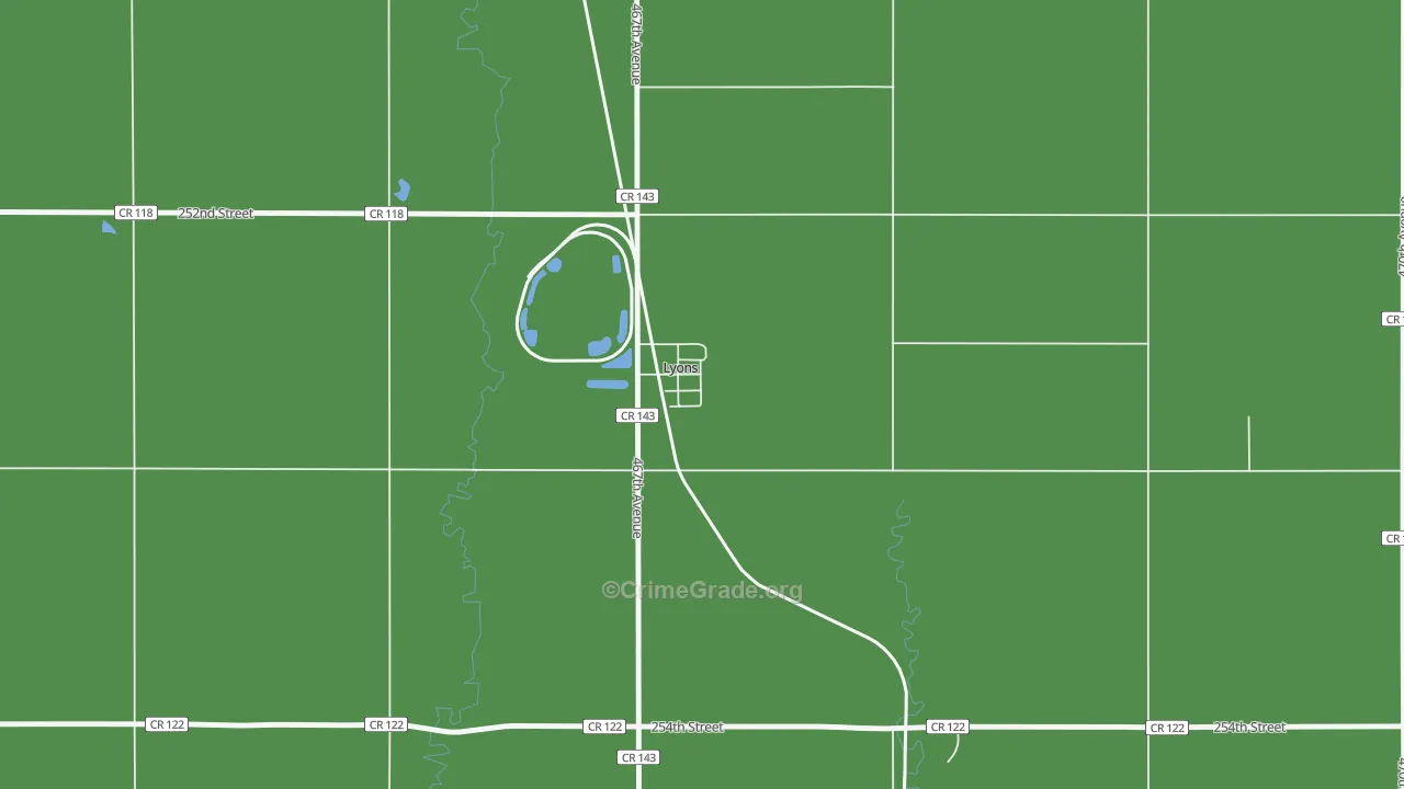 57041, SD Map of Drug-Related Crime Rates