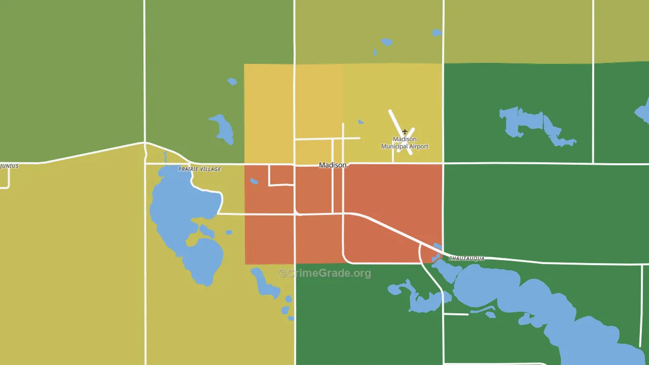 57042, SD Map of Drug-Related Crime Rates