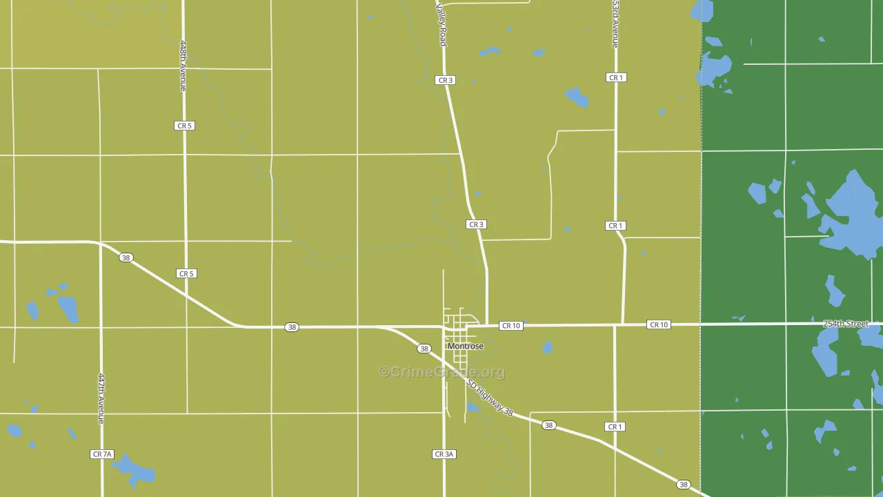 57048, SD Map of Drug-Related Crime Rates