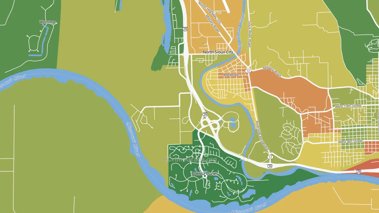 57049, SD Map of Drug-Related Crime Rates