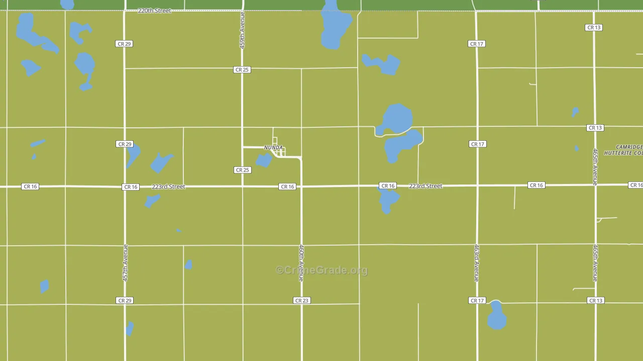 57050, SD Map of Drug-Related Crime Rates