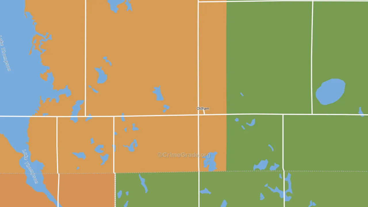 57051, SD Map of Drug-Related Crime Rates