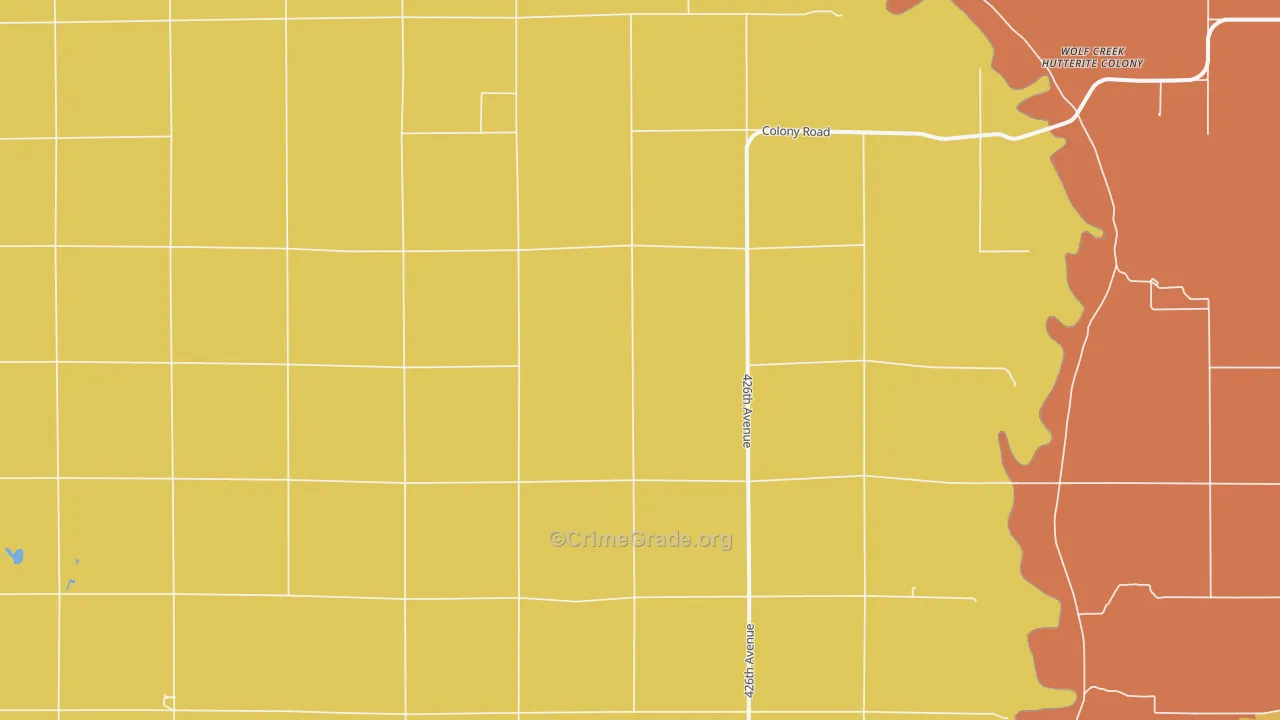 57052, SD Map of Drug-Related Crime Rates