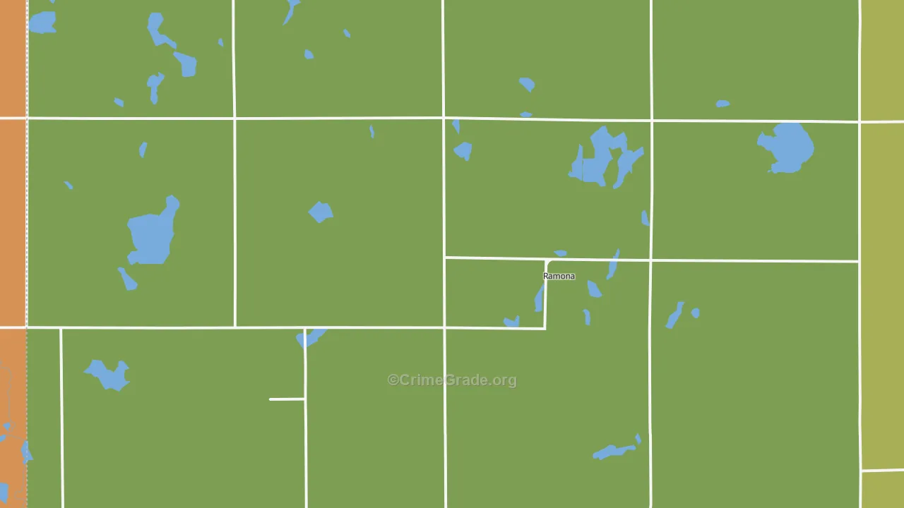 57054, SD Map of Drug-Related Crime Rates