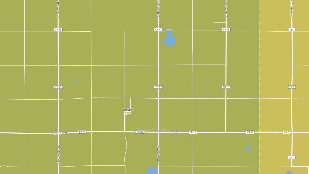 57057, SD Map of Drug-Related Crime Rates