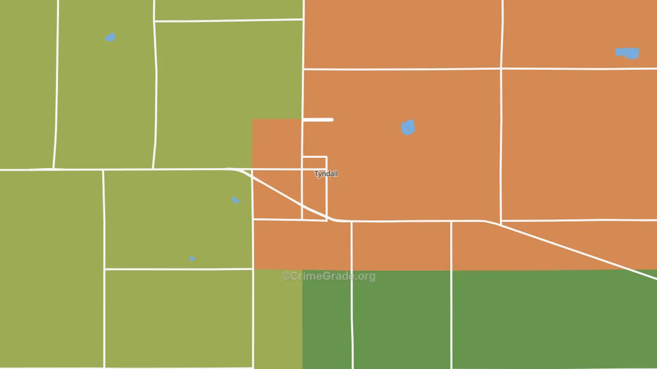 57066, SD Map of Drug-Related Crime Rates