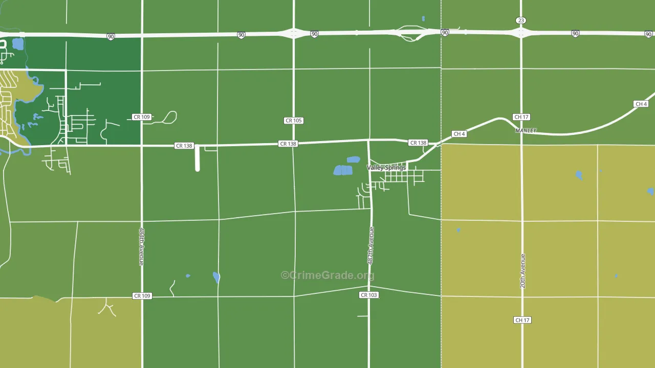 57068, SD Map of Drug-Related Crime Rates