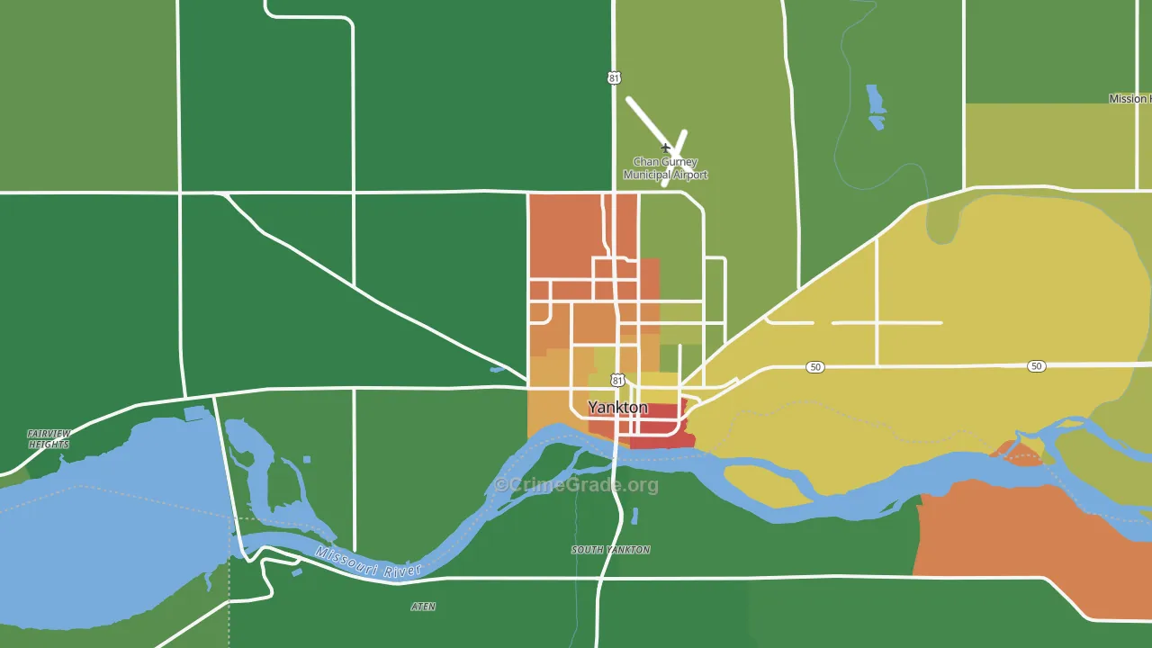 57078, SD Map of Drug-Related Crime Rates