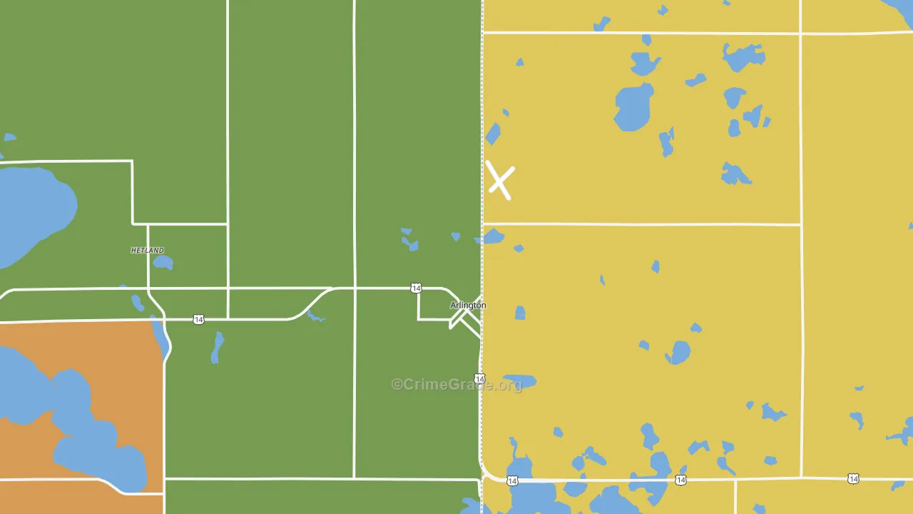 57212, SD Map of Drug-Related Crime Rates