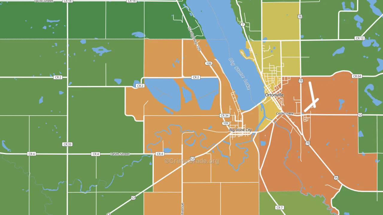 57216, SD Map of Drug-Related Crime Rates
