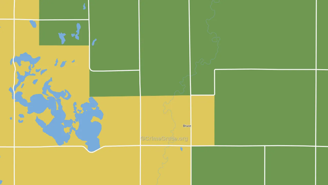 57220, SD Map of Drug-Related Crime Rates