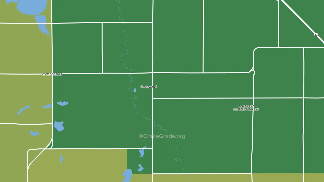 57223, SD Map of Drug-Related Crime Rates