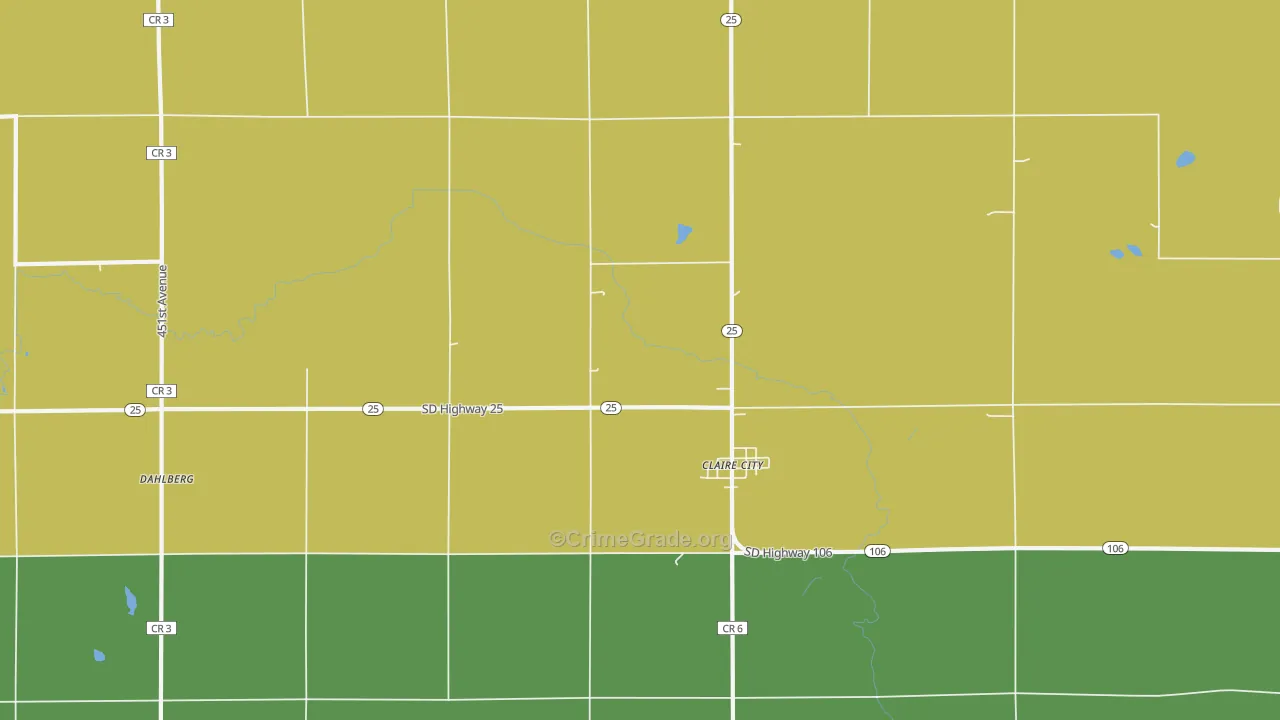 57224, SD Map of Drug-Related Crime Rates
