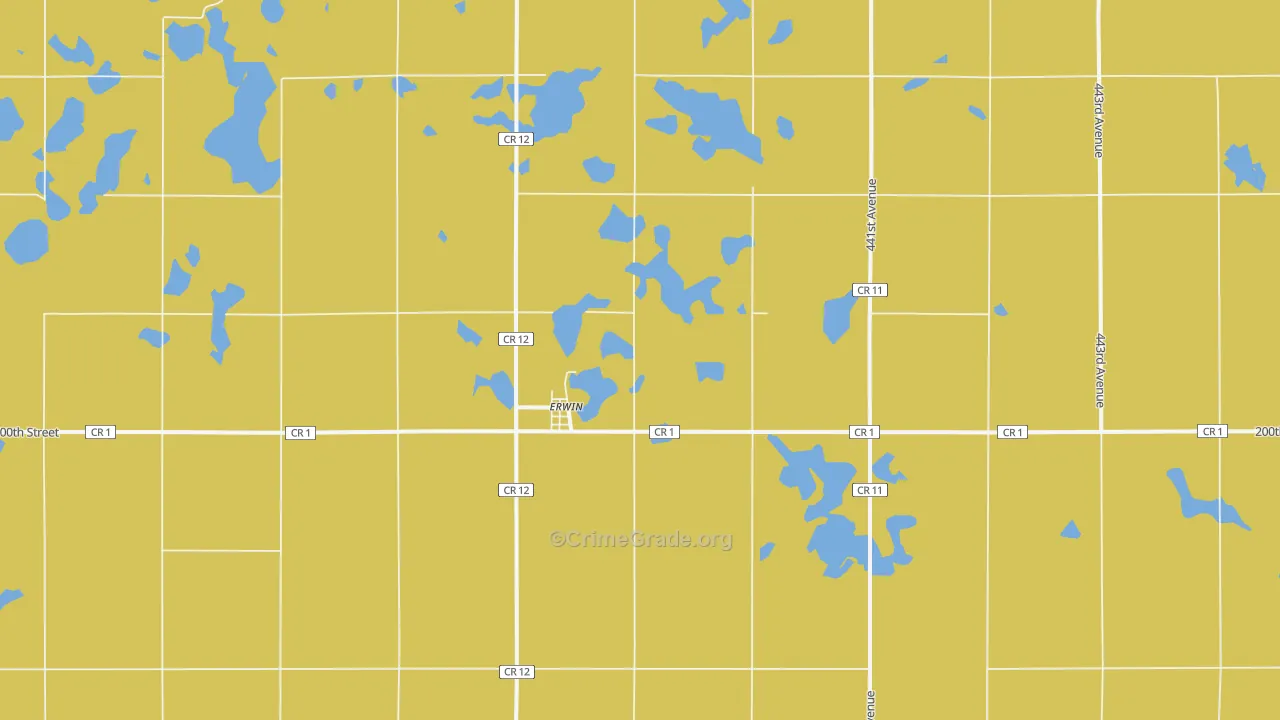 57233, SD Map of Drug-Related Crime Rates