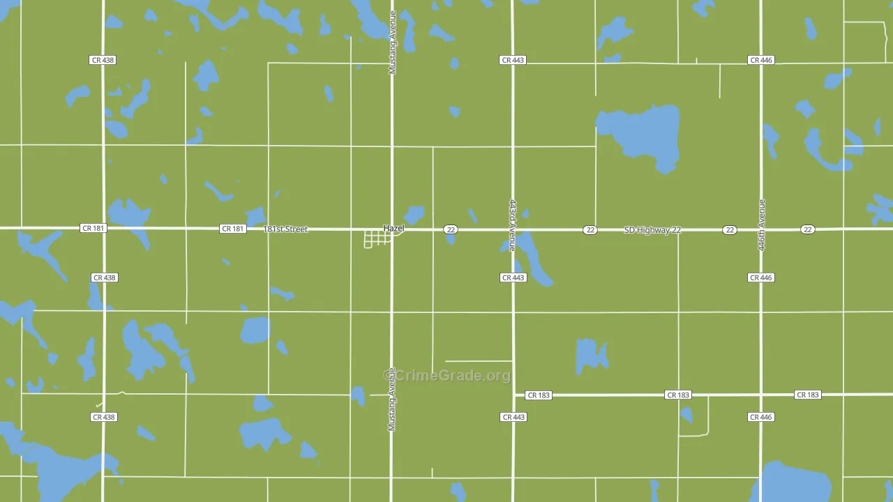 57242, SD Map of Drug-Related Crime Rates