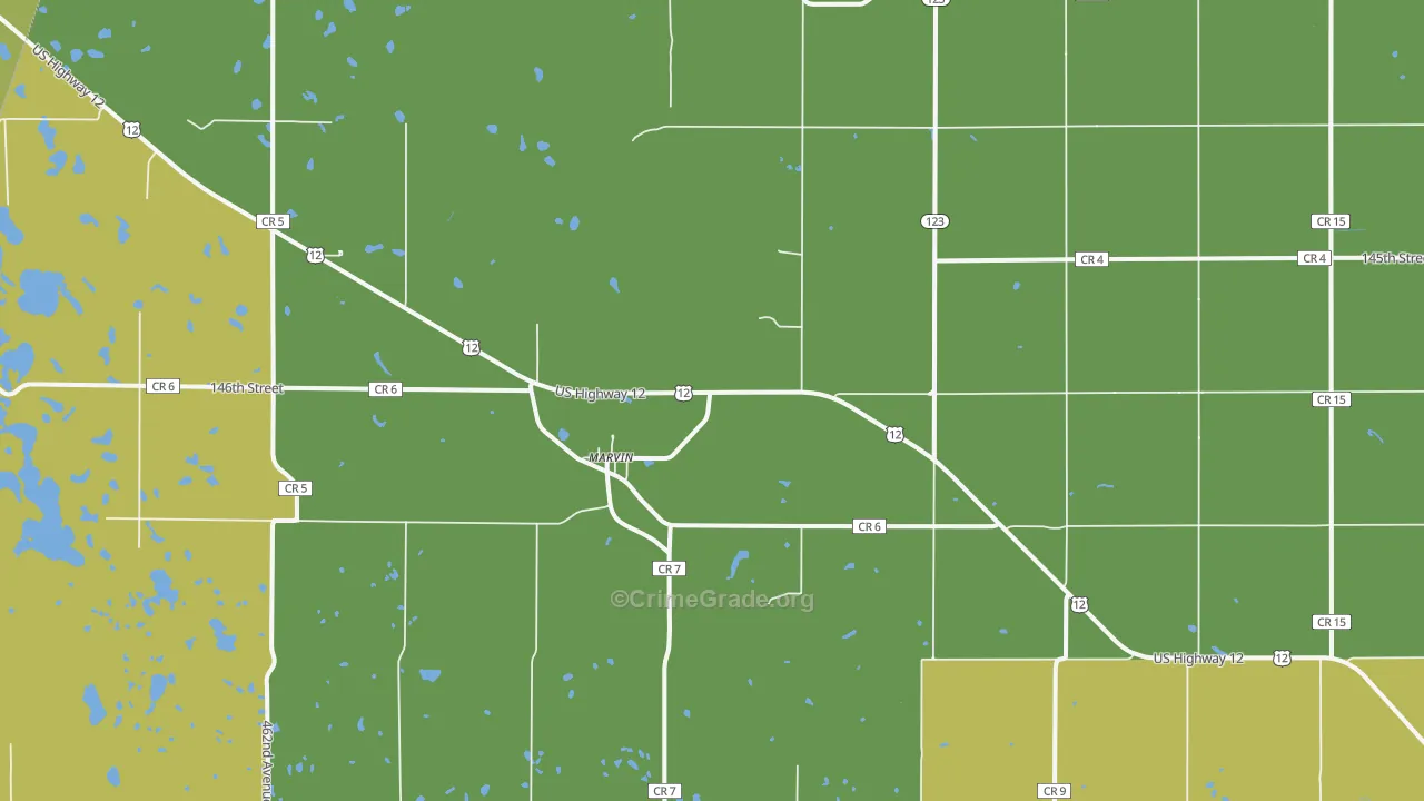 57251, SD Map of Drug-Related Crime Rates