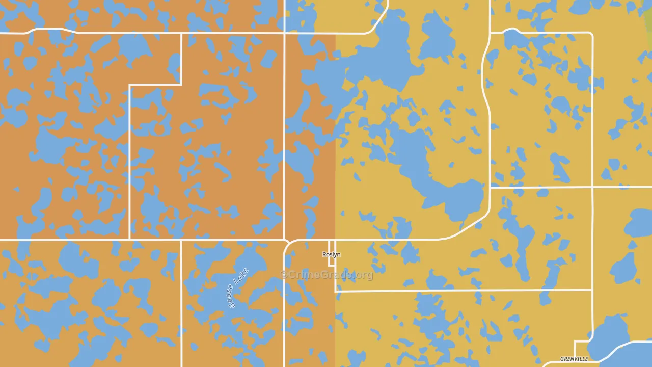 57261, SD Map of Drug-Related Crime Rates