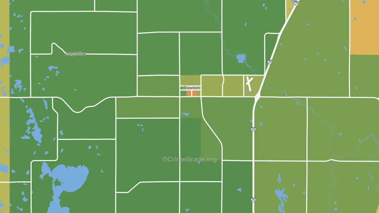 57262, SD Map of Drug-Related Crime Rates